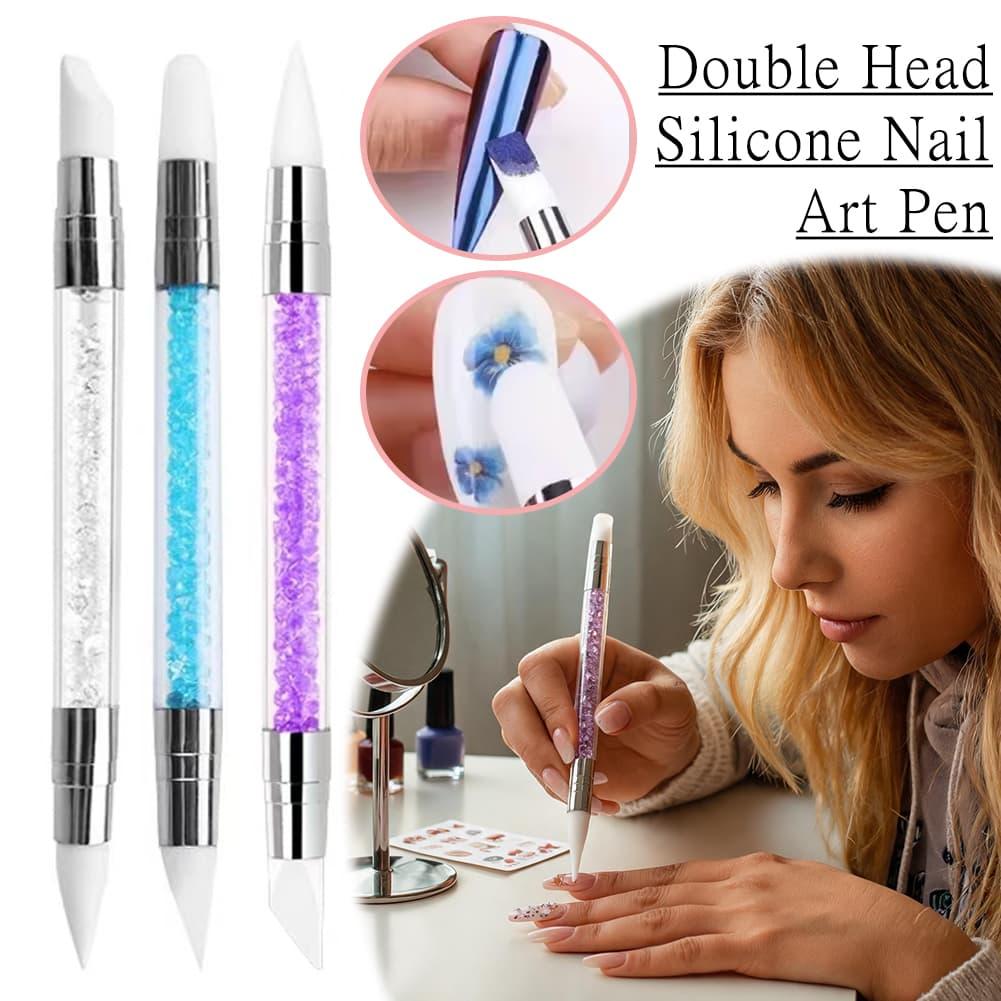 Nail Art Rame - Nail Art Double‑Head Silicone Pen Decorative