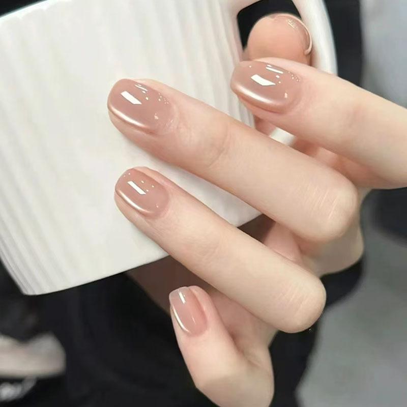 10Pcs Trendy Simple Solid Colo - Nail Art Cat Eye Simple review and price
