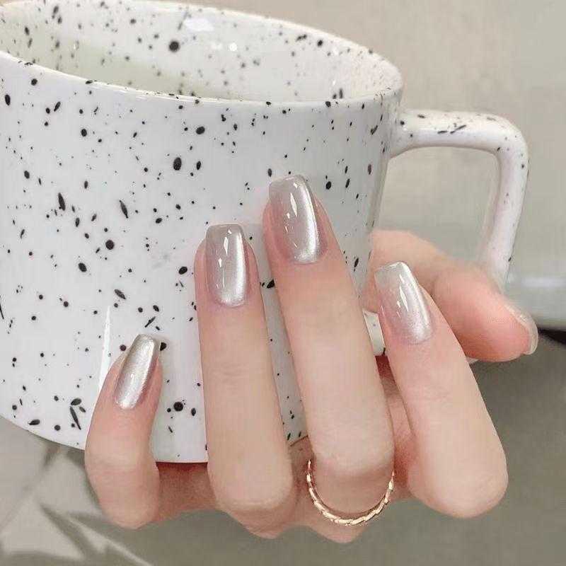 10Pcs Trendy Simple Solid Colo - Nail Art Cat Eye Simple review and price
