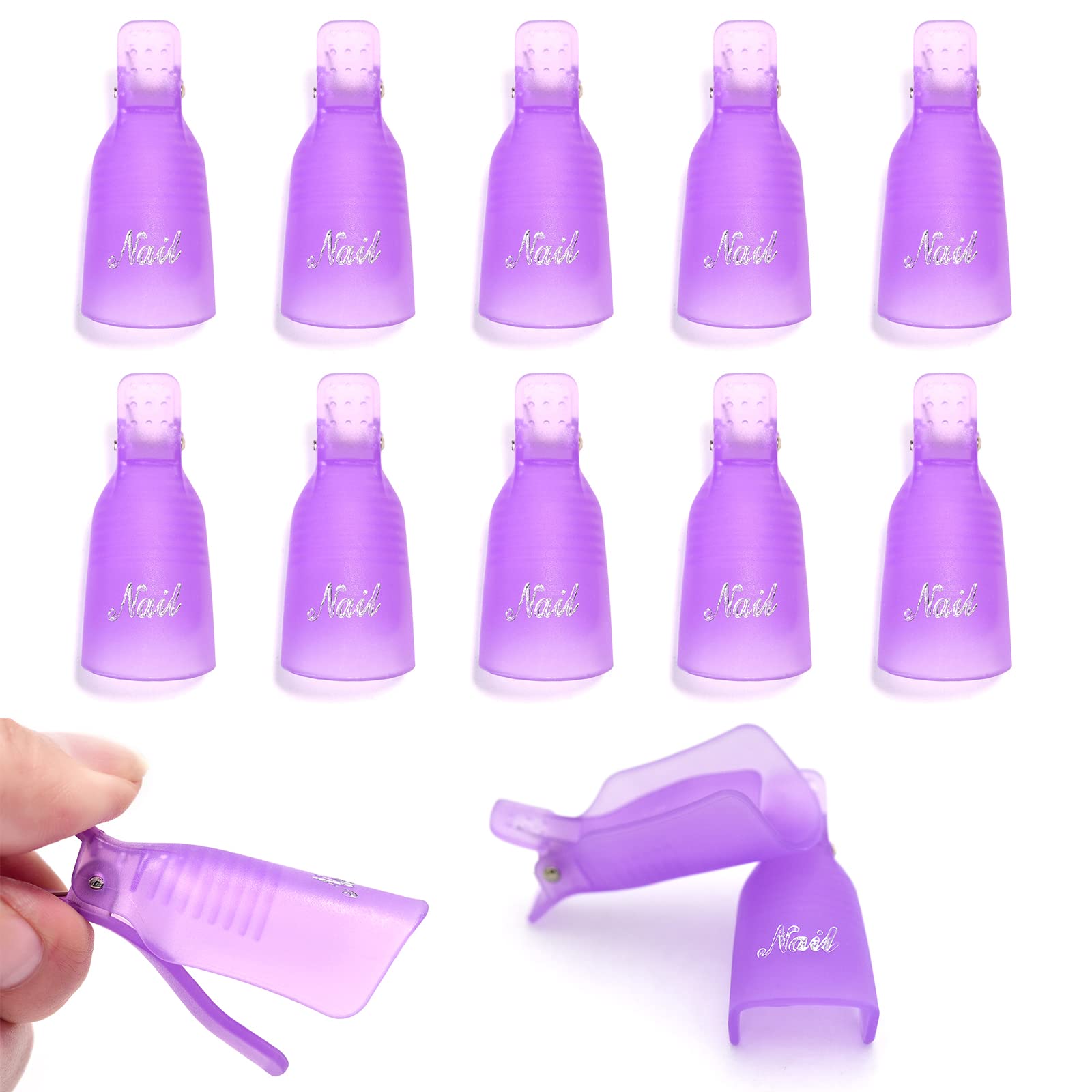 10Pcs Plastic Nail Art Soak Of - Nail Art Ideas review and price