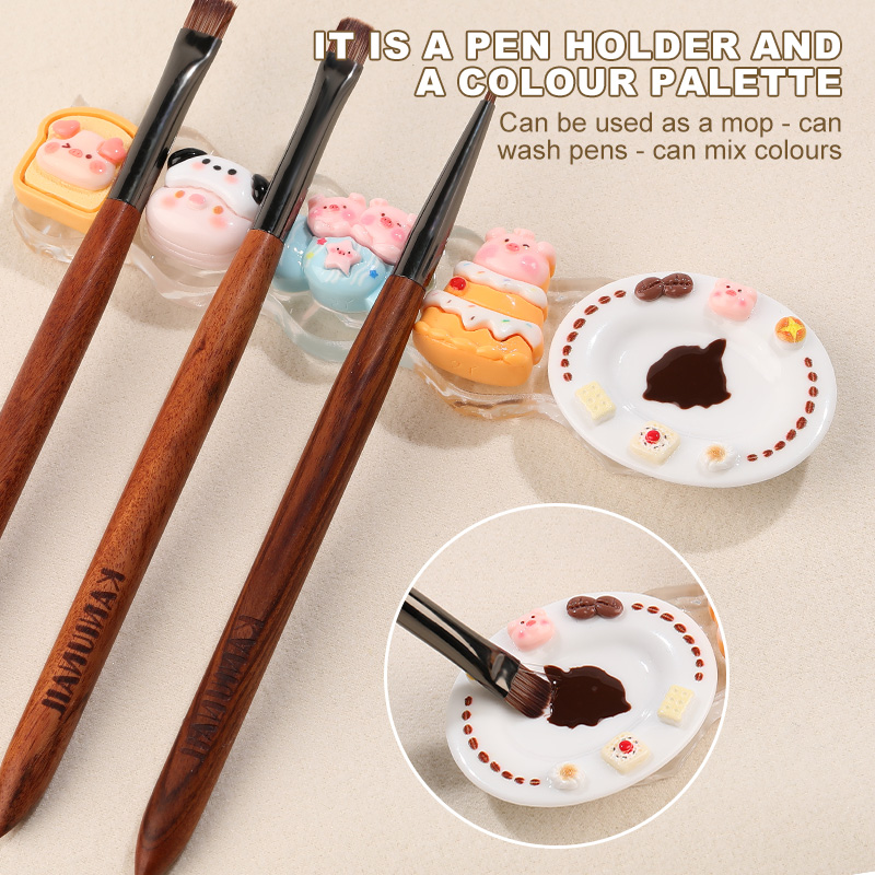 KANIU Cute Animal Nail Brush H - Nail Art Rame review and price