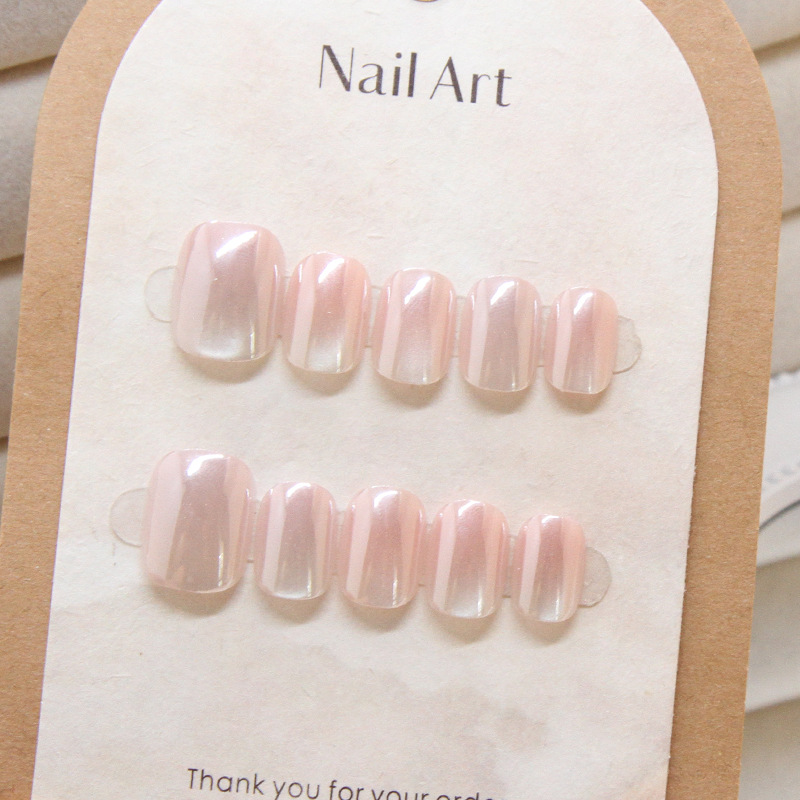 10 Pcs Women Handmade Press on - Nail Art Cat Eye Simple review and price