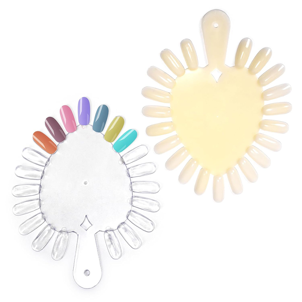 10Pcs Heart-shaped Nails Color - Nail Art Rame review and price