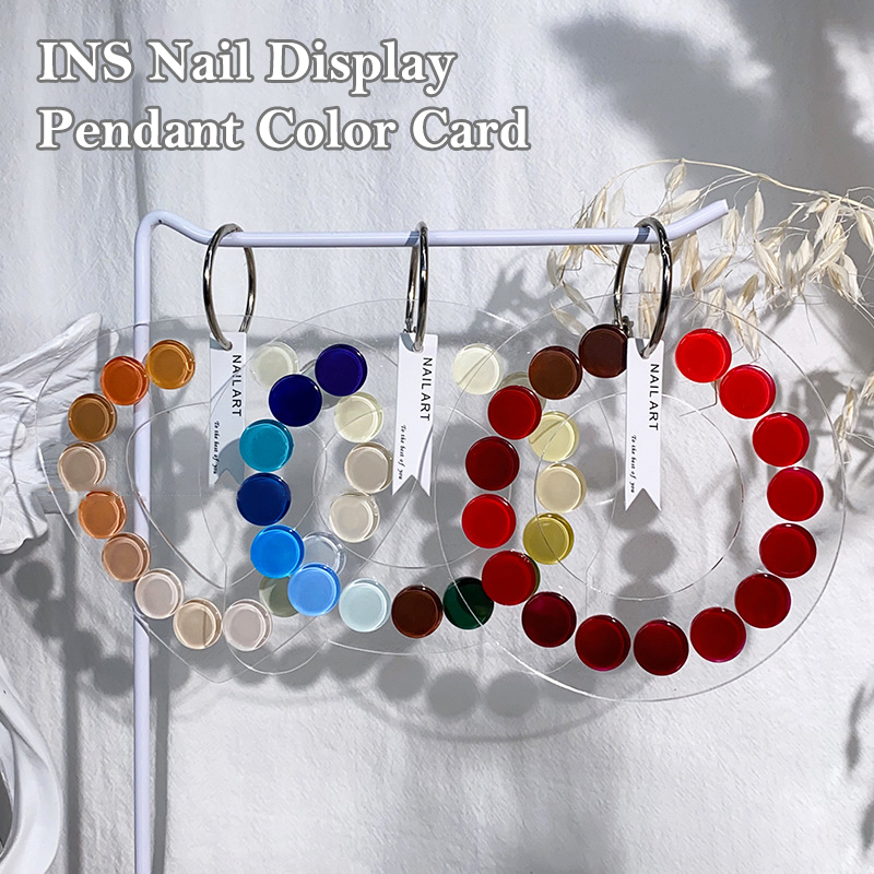 【B】Nail Swatches Color Card Di - Nail Art Rame review and price