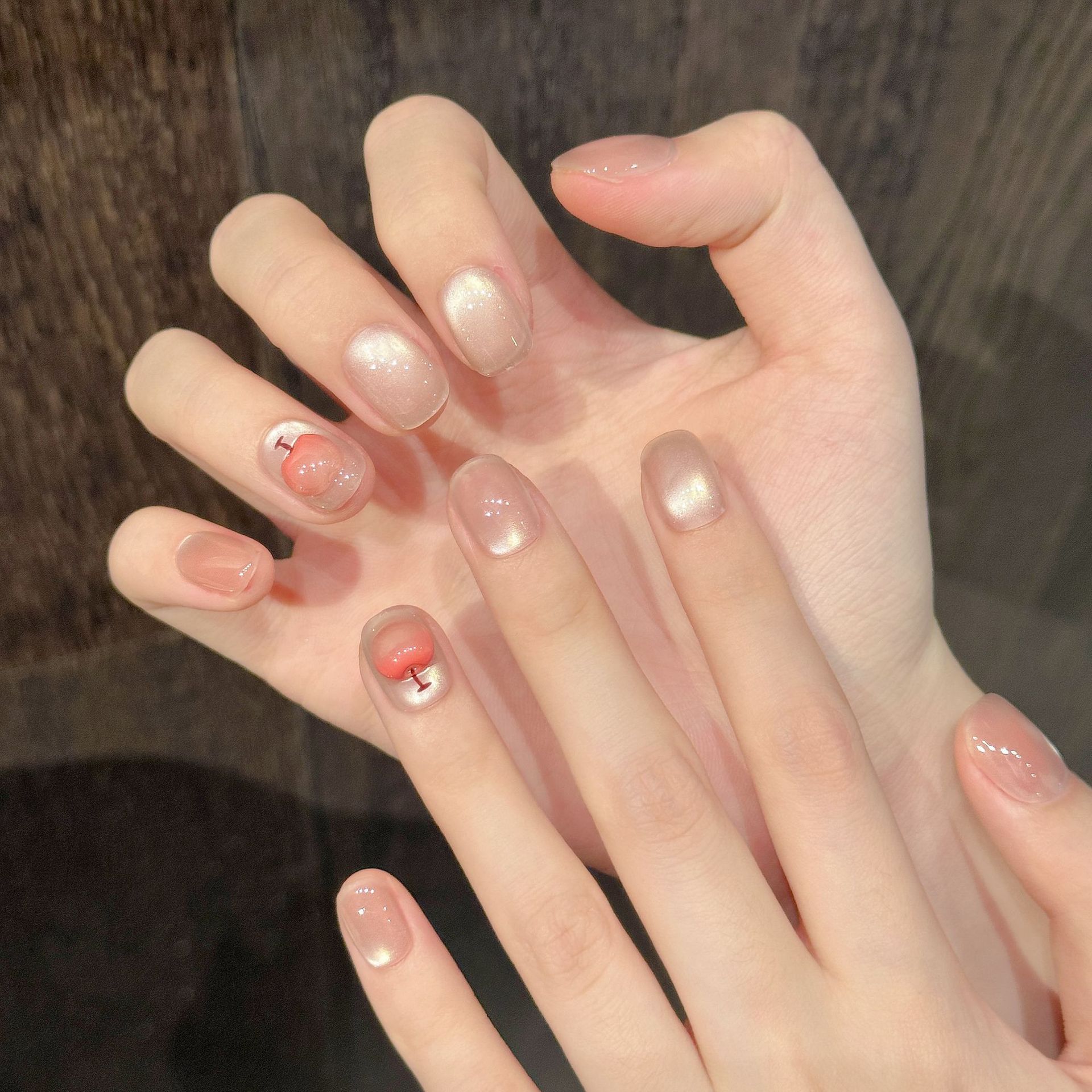 10pcs Handmade Press on Nails  - Nail Art Cat Eye Simple review and price