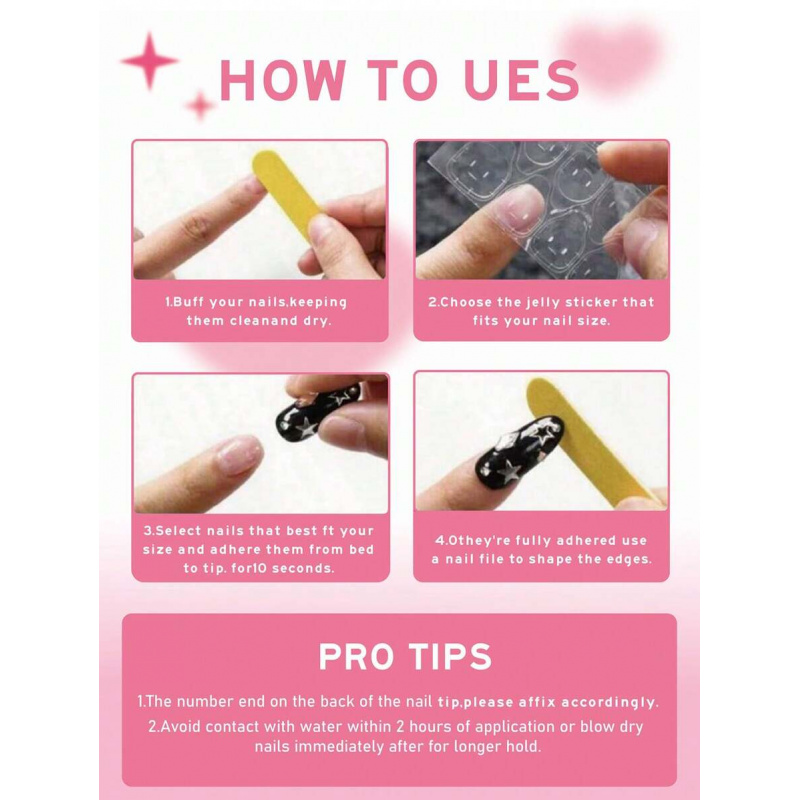 10 Pcs Handmade Medium Almond  - Nail Art Cat Eye Simple review and price