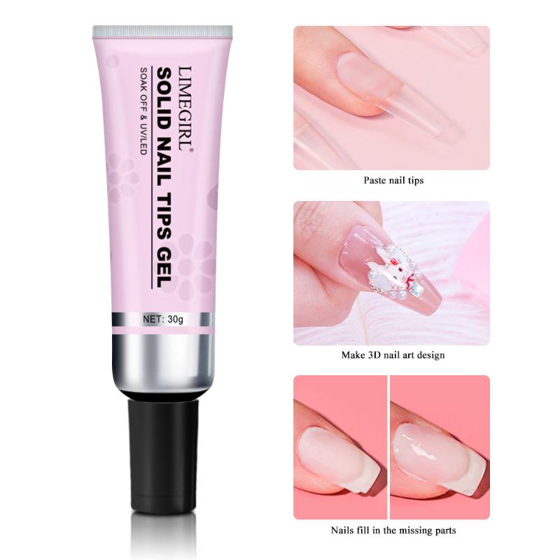 30g Soft Transparent Nail Tips - Nail Art Ideas review and price