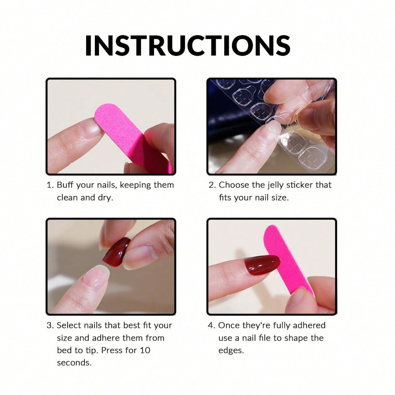 10Pcs Stiletto Handmade Fake N - Nail Art Red review and price