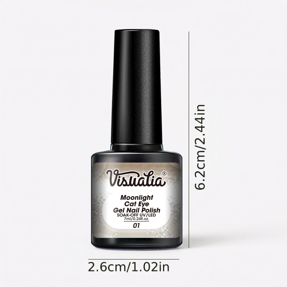 Visuatia Nude Moonlight Cat Ey - Nail Art Cat Eye Simple review and price